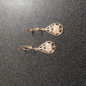 Rose Gold Dangle Earrings